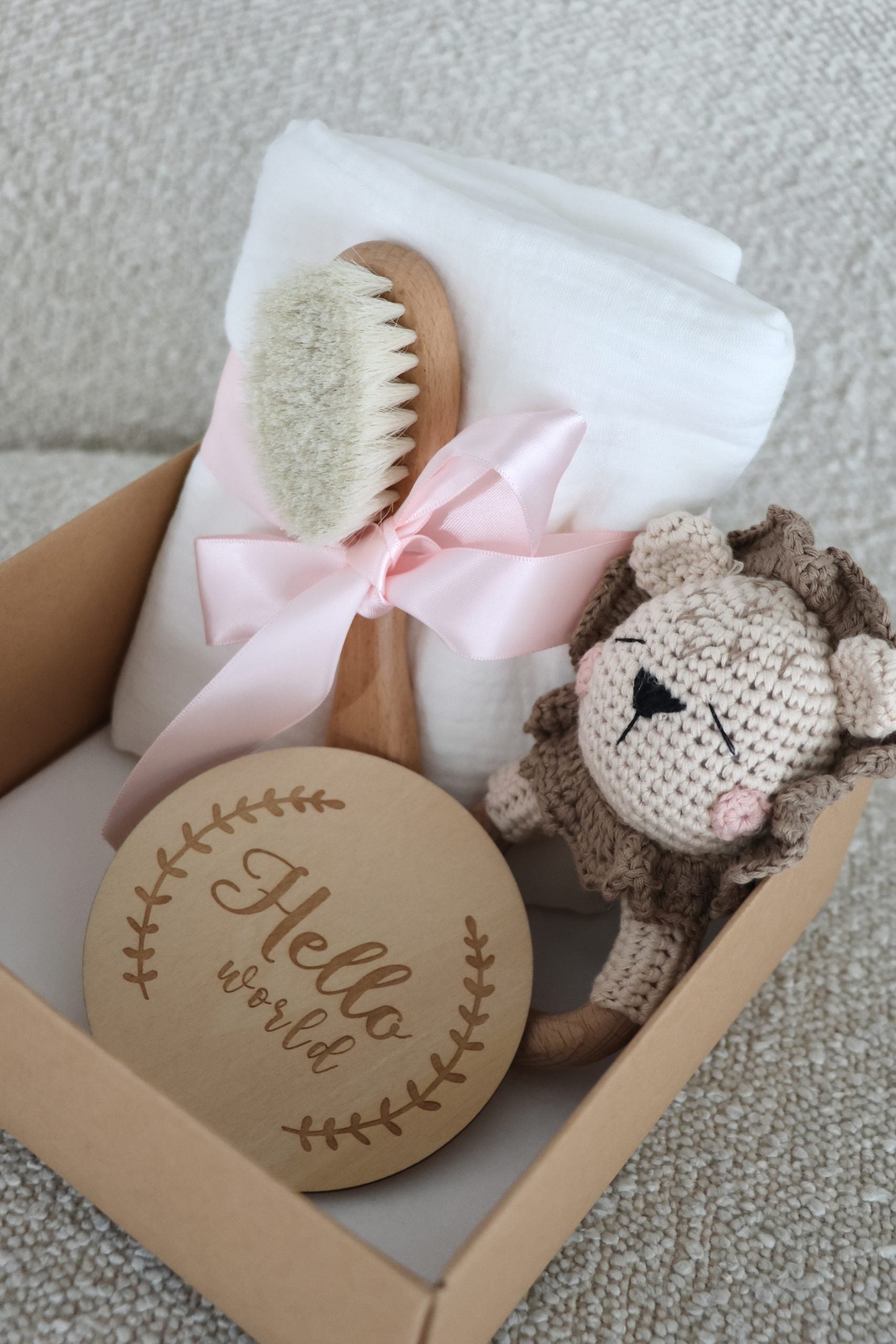 Coffret Cadeau Crochet Lion