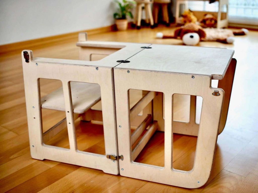 Tour d'Apprentissage et Bureau Montessori 2en1