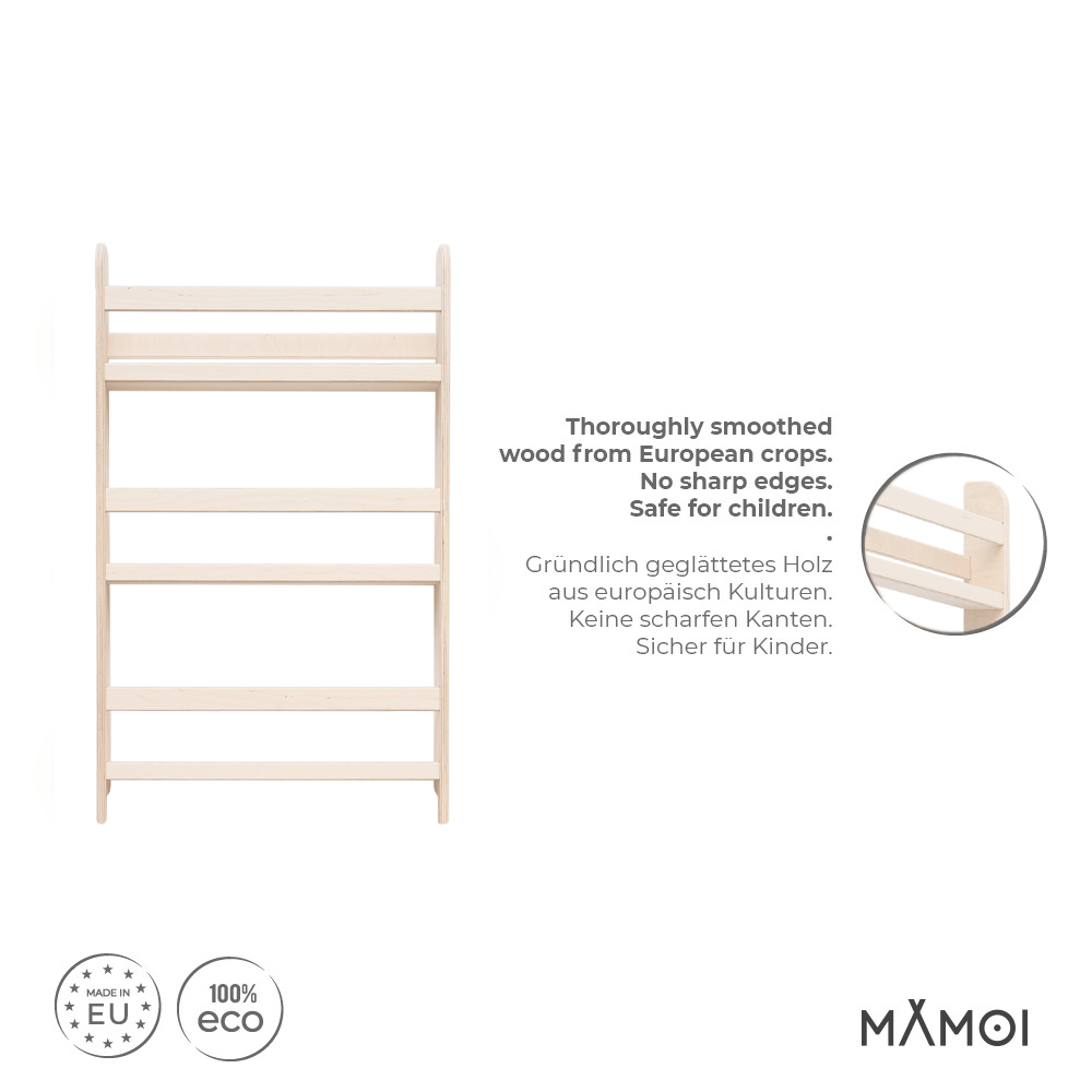 MAMOI® Étagère Murale pour Livres Enfants 100 cm - Bibliothèque Montessori
