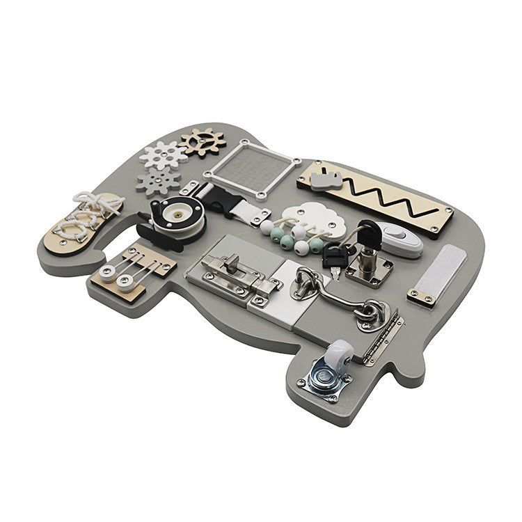 Arbre à Balles Éléphant Montessori en Bois Moni Toys